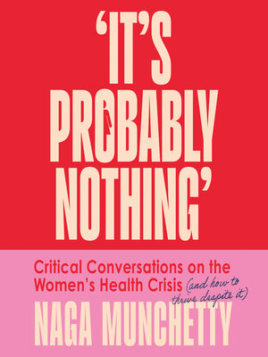 cover image of It's Probably Nothing